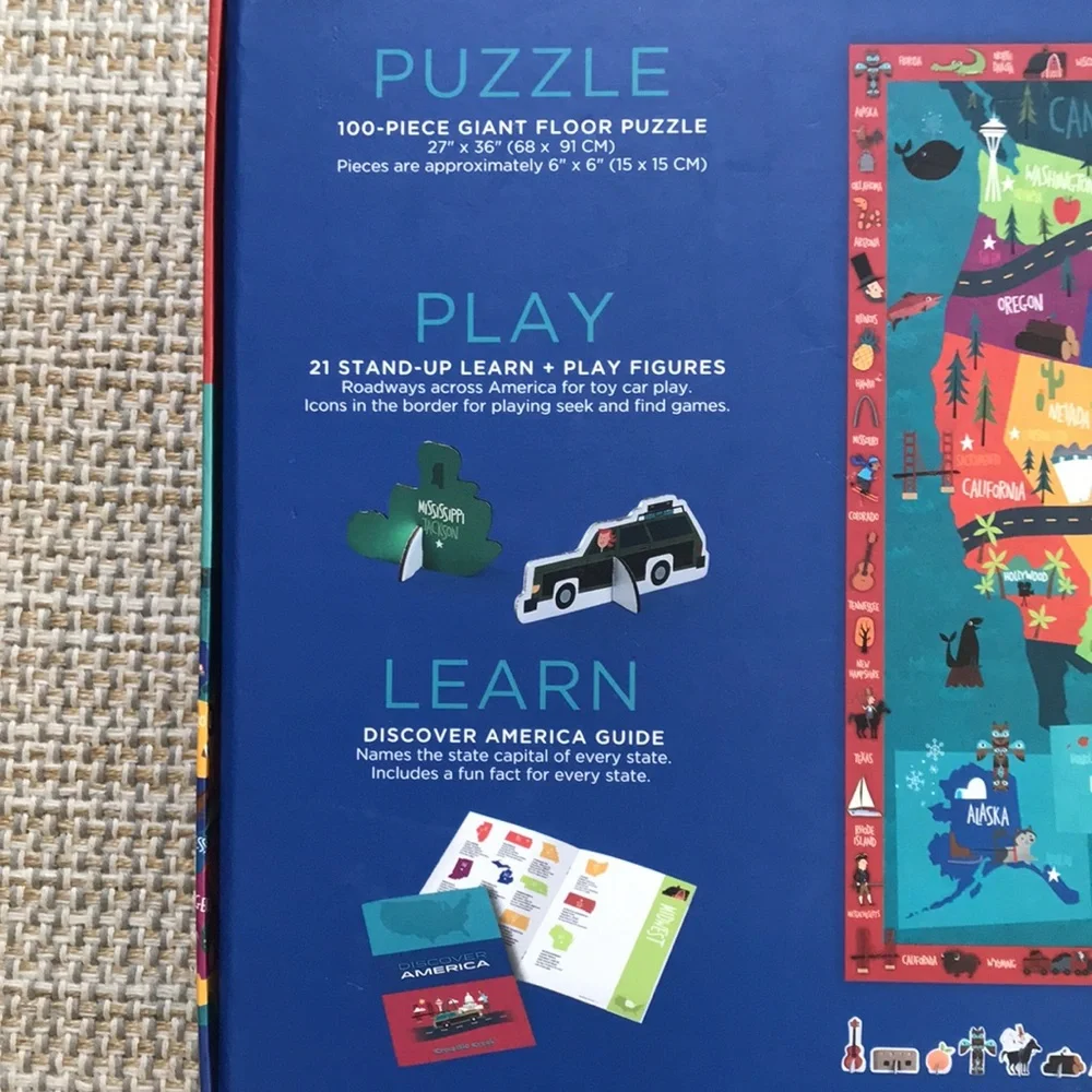 Crocodile Creek Discover America Puzzle & Play